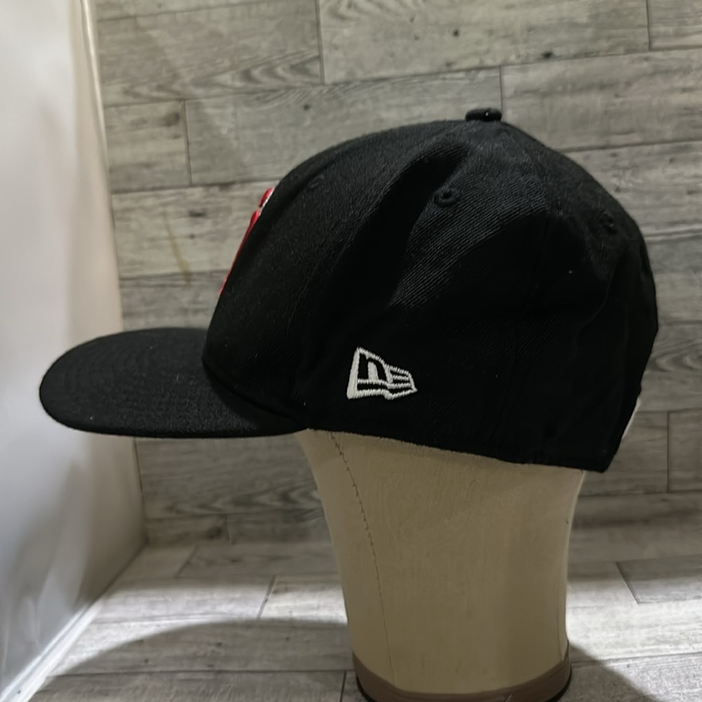 San Diego Padres black fitted baseball cap hat size 7 1/4 - Picture 4 of 9